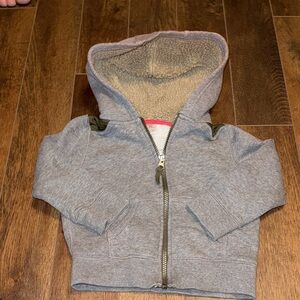 Carter's Gray Zip-Up Hoodie